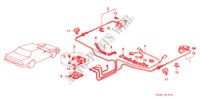 UNIDADE CONTROLO(S.R.S.) para Honda LEGEND V6 2.7I 4 portas automática de 4 velocidades 1990