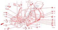 OLHAL para Honda CIVIC SHUTTLE 4WD 5 portas 5 velocidades manuais 1986
