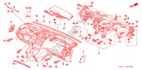 PAINEL INSTRUMENTOS para Honda ACCORD 2.4          VTI-E 4 portas 5 velocidades manuais 2004