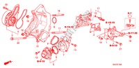 BOMBA AGUA(L4) para Honda ACCORD 2.4          VTI-L 4 portas 5 velocidades manuais 2007