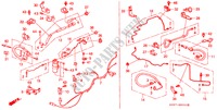 AR CONDICIONADO (MANGUEIRAS/TUBOS) para Honda ACCORD EX-2.0I 3 portas 5 velocidades manuais 1989