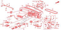 PAINEL INSTRUMENTOS(2) para Honda ACCORD EX-2.0I 4 portas automática de 4 velocidades 1989