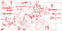 CABLAGEM MOTOR(LH) (DIESEL) para Honda ACCORD 2.2 SPORT 4 portas 5 velocidades manuais 2004
