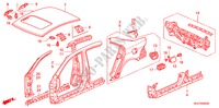 PAINEIS EXTERIOR/PAINEL TRASEIRO para Honda ACCORD 2.2 SPORT 4 portas 5 velocidades manuais 2004