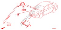 AR CONDICIONADO(SENSOR) para Honda ACCORD 2.0 SE 4 portas automática de 5 velocidades 2007