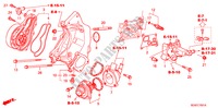 BOMBA AGUA(2.4L) para Honda ACCORD 2.4 EXECUTIVE-E 4 portas automática de 5 velocidades 2008