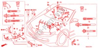 CABLAGEM MOTOR(D.) (DIESEL) para Honda ACCORD 2.2 SE 4 portas 6 velocidades manuais 2008