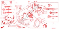 CABLAGEM MOTOR(LH) (DIESEL) para Honda ACCORD 2.2 SPORT 4 portas 6 velocidades manuais 2007