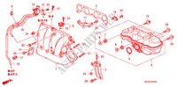 COLECTOR ADMISSAO(2.0L) para Honda ACCORD 2.0 EXECUTIVE 4 portas automática de 5 velocidades 2008