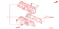 COLECTOR ESCAPE(DIESEL) para Honda ACCORD 2.2 SE 4 portas 6 velocidades manuais 2008