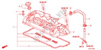 TAMPA CABECA MOTOR (DIESEL) para Honda ACCORD 2.2 SE 4 portas 6 velocidades manuais 2008