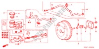 BOMBA PRINCIPAL TRAVOES/ SERVO FREIO(LH) para Honda ACCORD TOURER 2.0 EXECUTIVE 5 portas automática de 5 velocidades 2005