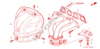 COLECTOR ESCAPE(2.0L) para Honda ACCORD TOURER 2.0 EXECUTIVE 5 portas automática de 5 velocidades 2005