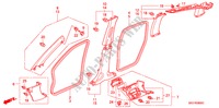 GUARNICAO PILAR(LH) para Honda ACCORD TOURER 2.0 COMFORT 5 portas 5 velocidades manuais 2003