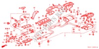 TUBO ESCAPE(2.4L) para Honda ACCORD TOURER 2.4 EXECUTIVE 5 portas 6 velocidades manuais 2003