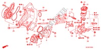 BOMBA AGUA(2.0L) para Honda ACCORD TOURER 2.0 SPORT 5 portas 5 velocidades manuais 2006