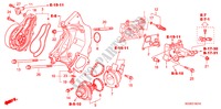 BOMBA AGUA(2.4L) para Honda ACCORD TOURER 2.4 EXECUTIVE 5 portas 6 velocidades manuais 2007