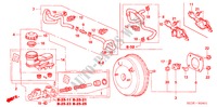 BOMBA PRINCIPAL TRAVOES/ SERVO FREIO(D.) para Honda ACCORD TOURER 2.0 EXECUTIVE 5 portas automática de 5 velocidades 2007