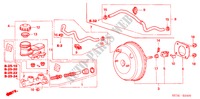 BOMBA PRINCIPAL TRAVOES/ SERVO FREIO(LH) para Honda ACCORD TOURER 2.0 SPORT 5 portas 5 velocidades manuais 2006