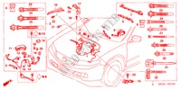 CABLAGEM MOTOR(LH) para Honda ACCORD TOURER 2.0 SPORT 5 portas automática de 5 velocidades 2006