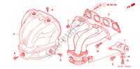 COLECTOR ESCAPE(2.0L) para Honda ACCORD TOURER 2.0 EXECUTIVE 5 portas automática de 5 velocidades 2007