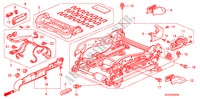 COMP. BANCO FR. (D.)(ASSENTO TOTALMENTE MOTORIZADO) para Honda ACCORD TOURER 2.0 EXECUTIVE 5 portas automática de 5 velocidades 2007