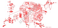 SOLENOIDE para Honda ACCORD TOURER 2.4 EXECUTIVE 5 portas automática de 5 velocidades 2007