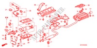 TUBO ESCAPE(2.0L) para Honda ACCORD TOURER 2.0 EXECUTIVE 5 portas automática de 5 velocidades 2008