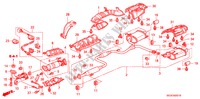 TUBO ESCAPE(2.4L) para Honda ACCORD TOURER 2.4 EXECUTIVE 5 portas automática de 5 velocidades 2007
