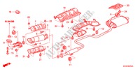 TUBO ESCAPE(DIESEL) para Honda ACCORD TOURER 2.2 EXECUTIVE 5 portas 6 velocidades manuais 2008