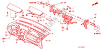 PAINEL INSTRUMENTOS(LH) para Honda CITY 1.4 LS 4 portas 5 velocidades manuais 2007