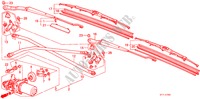 LIMPA PARA BRISAS (1) para Honda PRELUDE 2.0I-16 4WS 2 portas 5 velocidades manuais 1989