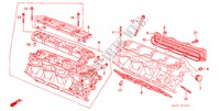 CABECA MOTOR(TRASEIRA) para Honda LEGEND COUPE V6 2.7I 2 portas automática de 4 velocidades 1988