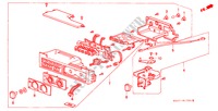 CONTROLO AQUECEDOR para Honda LEGEND COUPE V6 2.7I 2 portas automática de 4 velocidades 1989