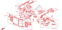 ALTERNADOR(ANTEPARA) para Honda CIVIC CRX 1.6I-16 3 portas 5 velocidades manuais 1991