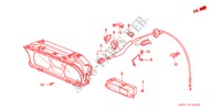 INSTRUMENTOS COMBINADOS para Honda CIVIC CRX 1.6I-16 3 portas 5 velocidades manuais 1990