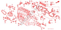SUB CABLAGEM MOTOR/ABRACADEIRA (VTEC) para Honda CIVIC CRX 1.6I-VT 3 portas 5 velocidades manuais 1991
