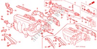 COLECTOR ADMISSAO(5) para Honda CIVIC 1.6I-16 3 portas 5 velocidades manuais 1991