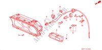 INSTRUMENTOS COMBINADOS para Honda CIVIC 1.6I-16 3 portas 5 velocidades manuais 1991