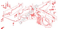 AR CONDICIONADO (MANGUEIRAS/TUBOS)(LH)('88) para Honda CIVIC GL 4 portas 5 velocidades manuais 1988