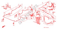 AR CONDICIONADO (MANGUEIRAS/TUBOS)(1) para Honda CIVIC SHUTTLE GL 5 portas automática de 4 velocidades 1988
