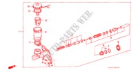BOMBA PRINCIPAL TRAVOES(1) para Honda CIVIC SHUTTLE 1.6I-4WD 5 portas 5 velocidades manuais 1990