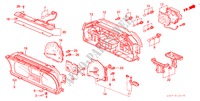 COMPONENTE VELOCIMETRO (NS) para Honda CIVIC SHUTTLE 1.6I-4WD 5 portas 5 velocidades manuais 1991