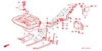 DEPOSITO COMBUSTIVEL para Honda CIVIC SHUTTLE 1.6I-4WD 5 portas 5 velocidades manuais 1991
