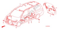 CABLAGEM(1) para Honda ODYSSEY EXL 5 portas automática de 5 velocidades 2010