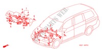CABLAGEM(2) para Honda ODYSSEY EXL 5 portas automática de 5 velocidades 2006