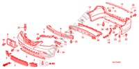 PARA CHOQUES('08 ) para Honda ODYSSEY EXL 5 portas automática de 5 velocidades 2010