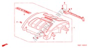 TAMPA MOTOR para Honda ODYSSEY EXI 5 portas automática de 5 velocidades 2010
