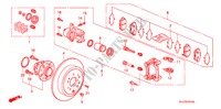 TRAVAO TRASEIRO para Honda ODYSSEY EXI 5 portas automática de 5 velocidades 2010