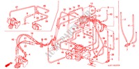 TUBO METALICO INSTALACAO/TUBAGEM (E,F,G,S,W) para Honda ACCORD EX 4 portas automática de 4 velocidades 1988